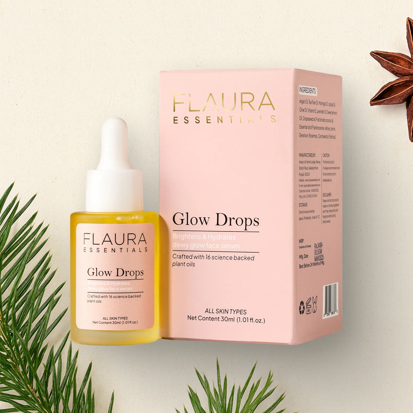 Glow Drops Face Serum – Brightens & Hydrates