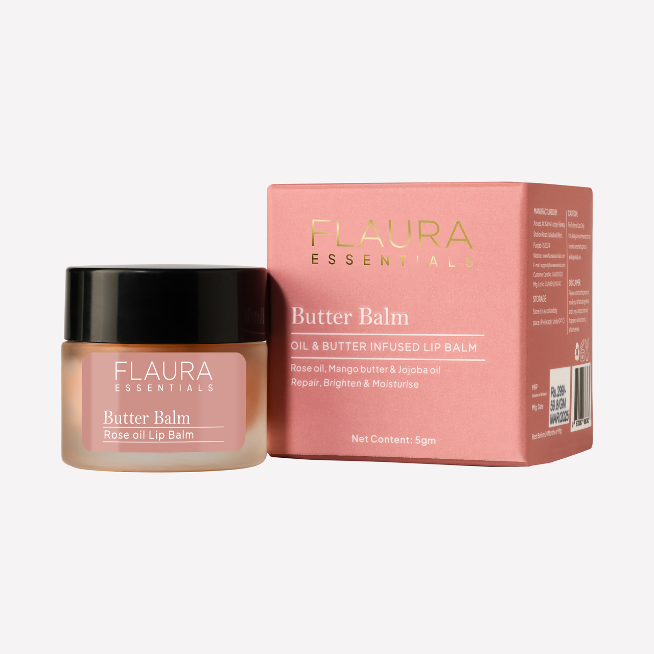 Butter Balm (Rose) – Oil & Butter Infused Lip Balm